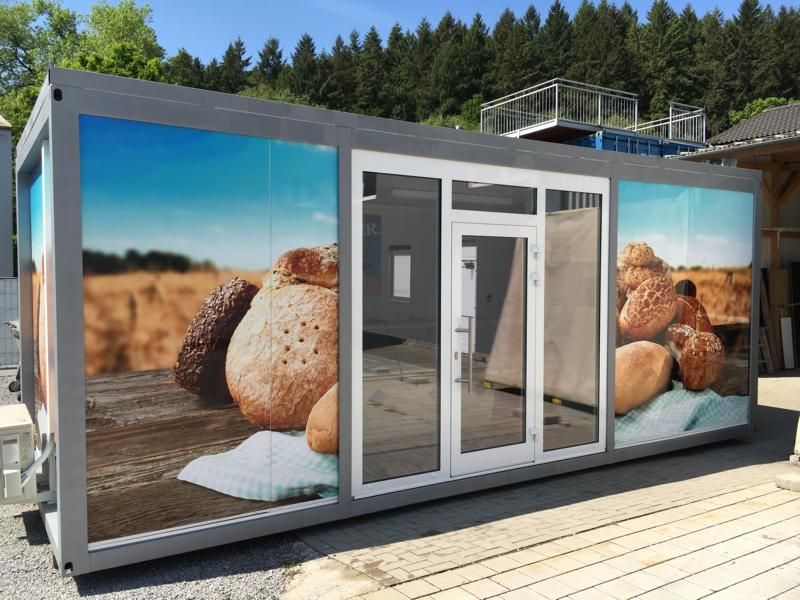 Bäckerei Verkaufsmodul 7x3m