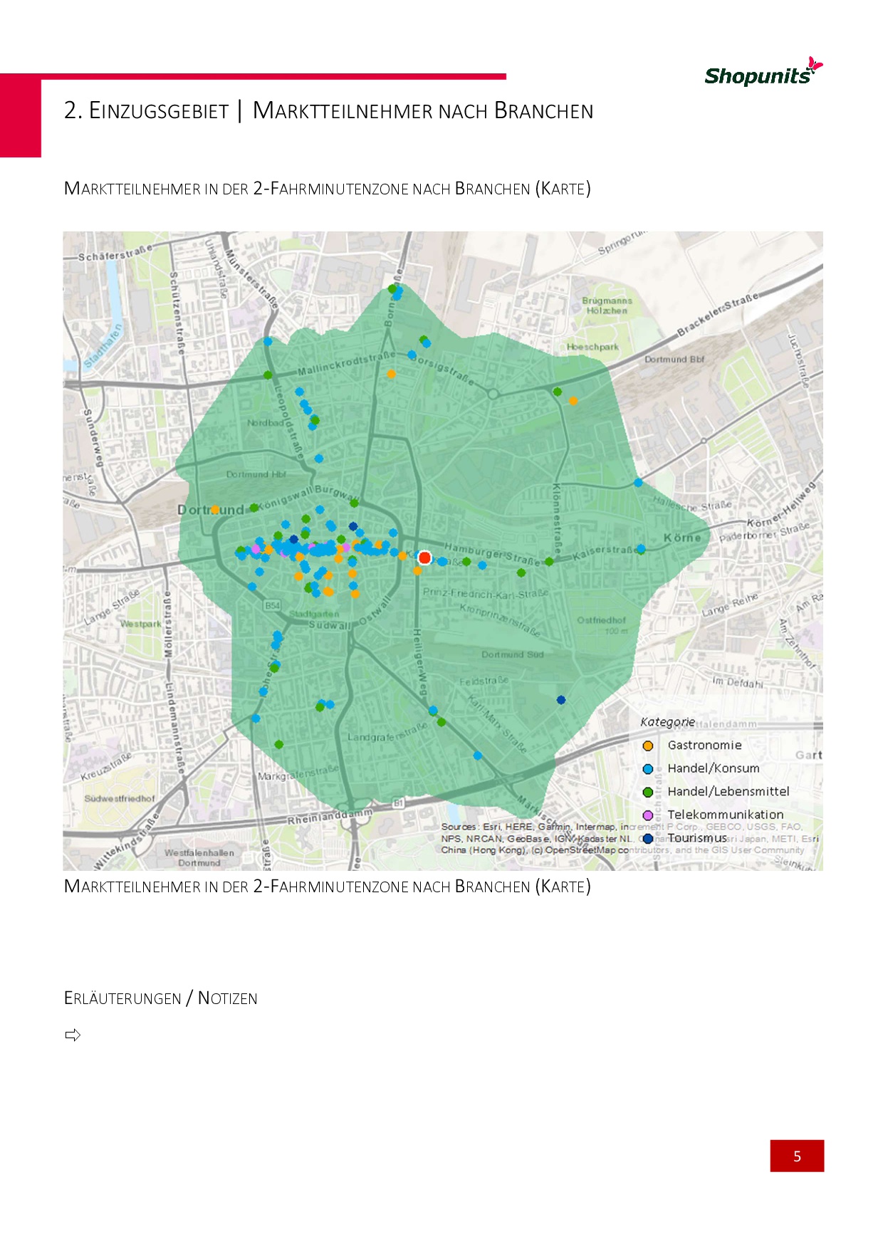 Go*Local - Online-Analysen für Markt, Standort und Wettbewerb, hier: Marktteilner nach Fahrminutenzone