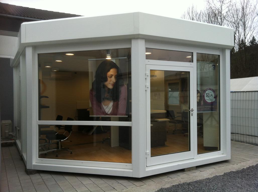 Friseur Verkaufsmodul 6x6m