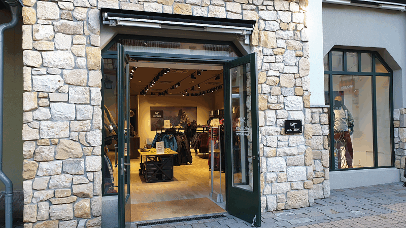 ARC’TERYX Pop up Shop im Wertheim Village Outlet