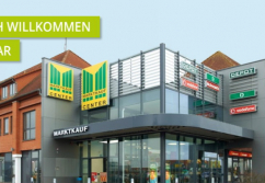 Einkaufszentrum ✩ Marktkauf-Center Wismar, Eingang