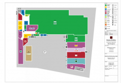 Einkaufszentrum ✩ Marktkauf-Center Cuxhaven, Lageplan der Pop-Up Flächen, EG