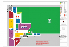 Einkaufszentrum ✩ Marktkauf-Center Cuxhaven, Lageplan der Pop-Up Flächen, OG