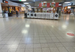 Einkaufszentrum ✩ Marktkauf-Center Wismar, Pop-Up Store Fläche B