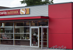 Backshop in modularer Holzbauweise