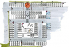 Pavillllons für Verkauf, Büro, Autohaus, Tankstelle