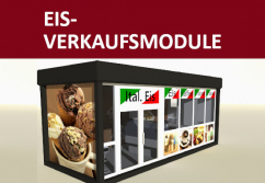 Eis-Verkaufscontainer für Ihr Saisongeschäft oder Umbauten