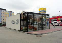 Verkaufspavillon | 55252 Wiesbaden- 76 qm, Backshop (inkl. Drive)