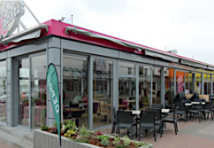 Verkaufspavillon (Bsp. Backshop)