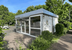 Bäckerei Verkaufsmodul (Backcontainer) - Vermietung - Vorderansicht