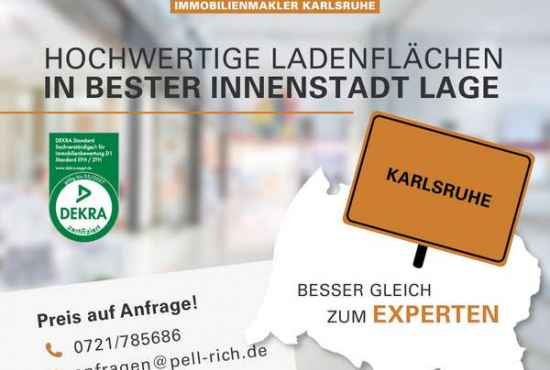 Karlsruhe , Ladenlokal, Gastronomie mieten oder kaufen
