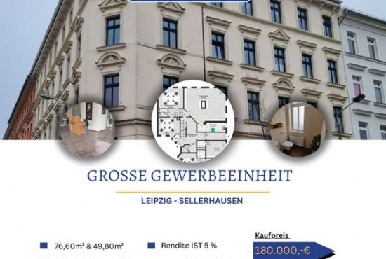 Leipzig / Sellerhausen-Stünz , Ladenlokal, Gastronomie mieten oder kaufen