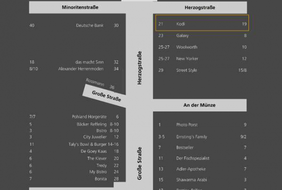 Kleve Herzogstraße, Ladenlokal, Gastronomie mieten oder kaufen