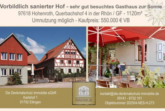 Hohenroth Querbachshof, Ladenlokal, Gastronomie mieten oder kaufen