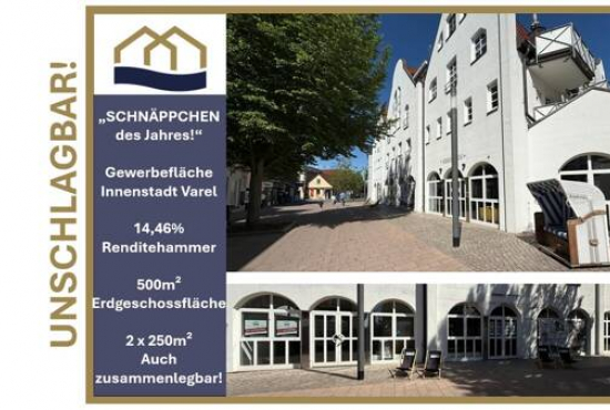 Varel Schlossstraße, Ladenlokal, Gastronomie mieten oder kaufen