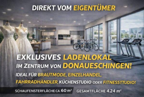 Donaueschingen , Ladenlokal, Gastronomie mieten oder kaufen