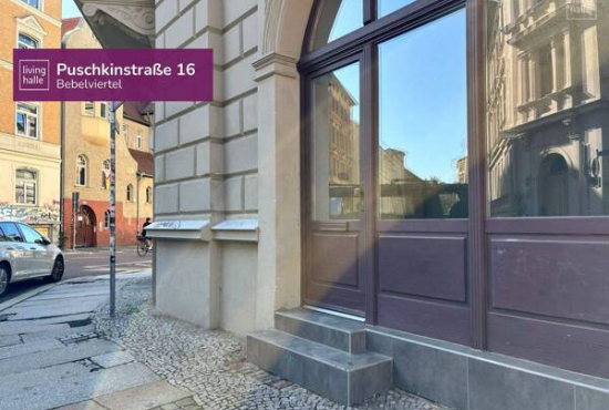 Halle Puschkinstraße, Ladenlokal, Gastronomie mieten oder kaufen