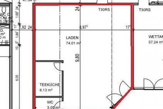 Hemsbach Tilsiter Straße, Ladenlokal, Gastronomie mieten oder kaufen