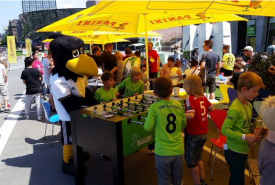 Promotion am Deutschen Fußballmuseum in Dortmund