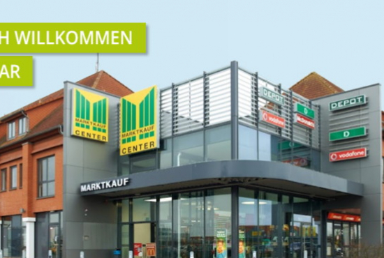 Einkaufszentrum ✩ Marktkauf-Center Wismar, Eingang