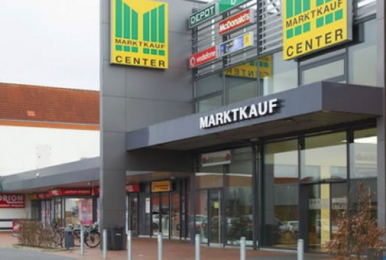 Einkaufszentrum ✩ Marktkauf-Center Wismar, Eingang