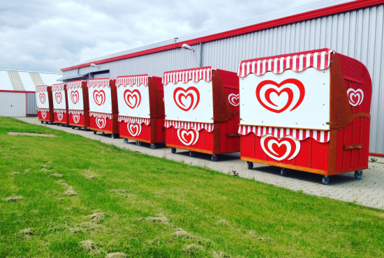 Verkaufsstand, Verkaufskiosk: Verkaufskiosk Strandkorb Bar - shopunits.de