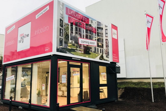 Messecontainer, Pop-up Store, Showroom