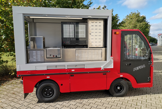 Verkaufwagen, Foodtruck: PEFRA Elektro-Verkaufsfahrzeug (Außensteher) - shopunits.de