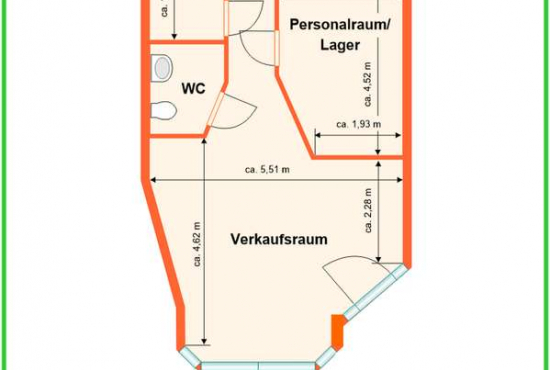 Glauchau Hauptstraße, Ladenlokal, Gastronomie mieten oder kaufen