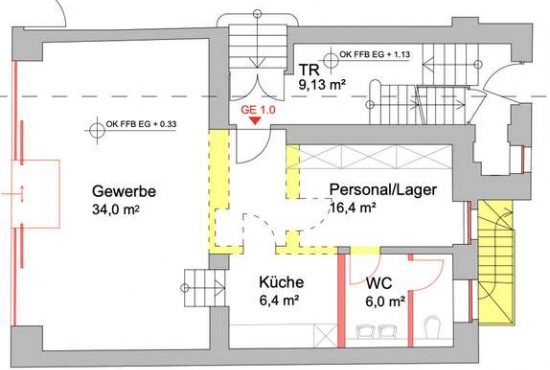 Wiesbaden Wellritzstraße, Ladenlokal, Gastronomie mieten oder kaufen